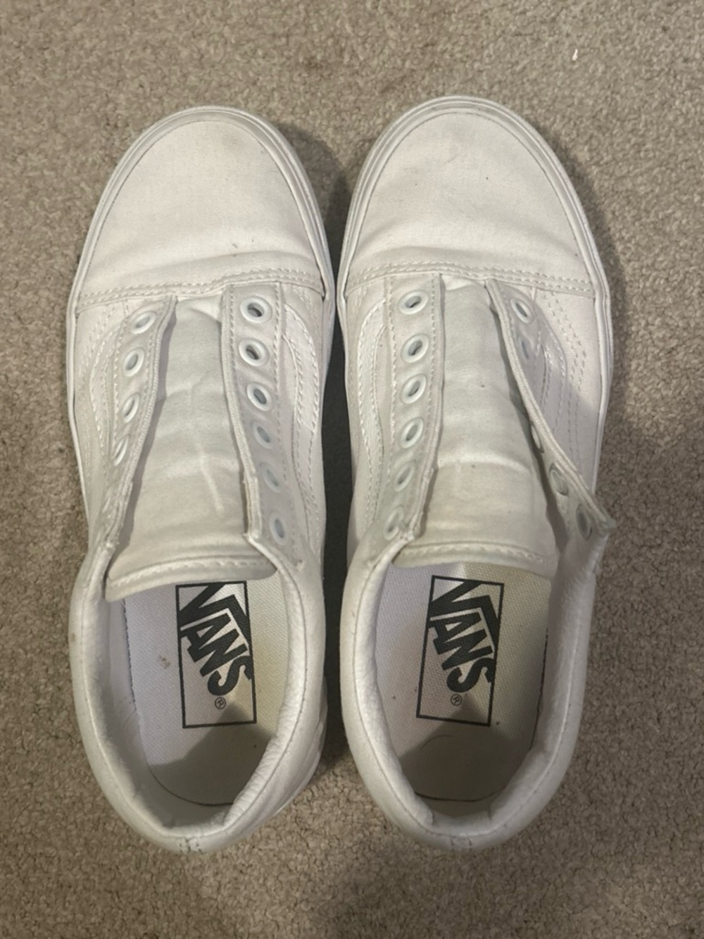 Vans White Sneakers